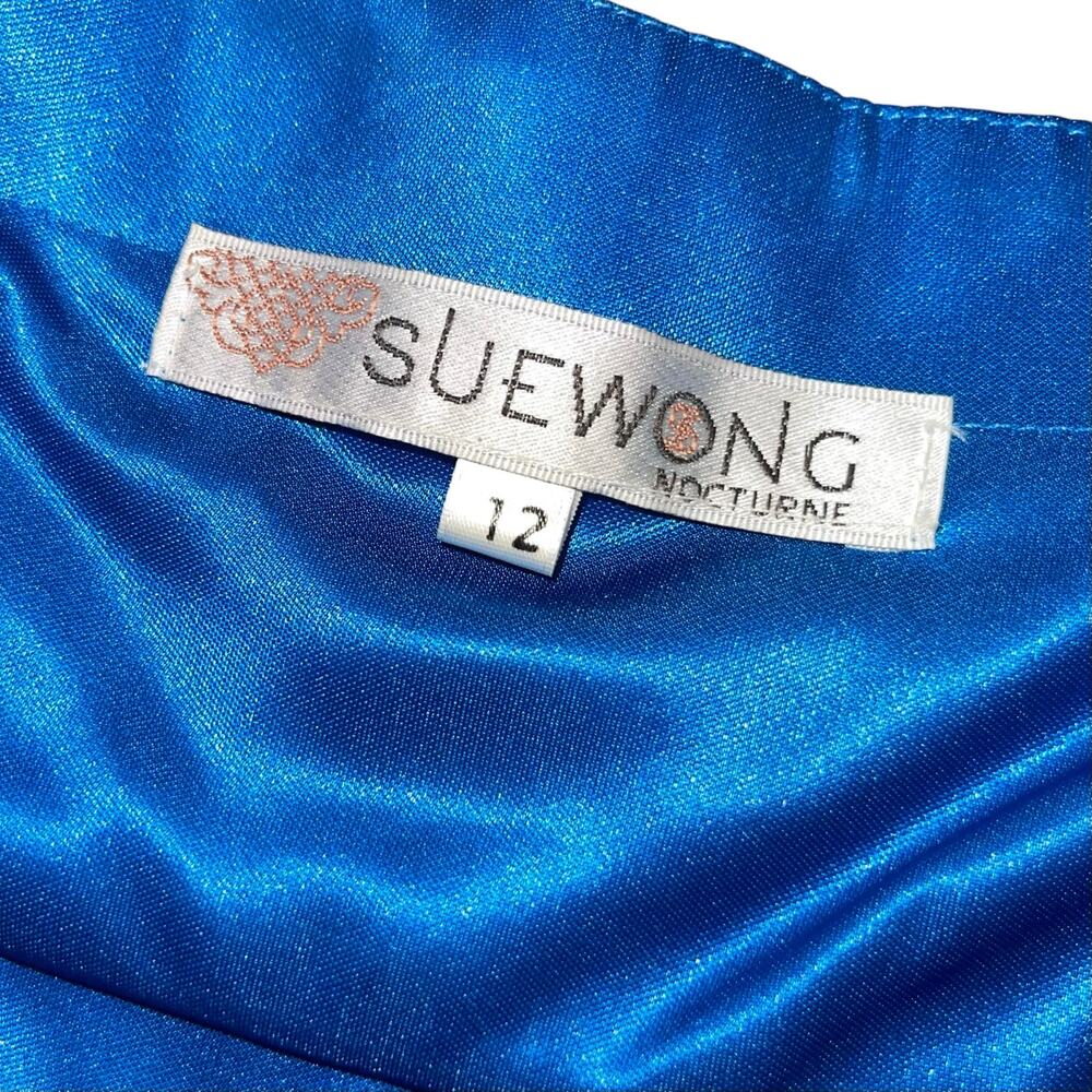 Sue Wong Dress Beaded Formal Gown - Picture 10 of 11